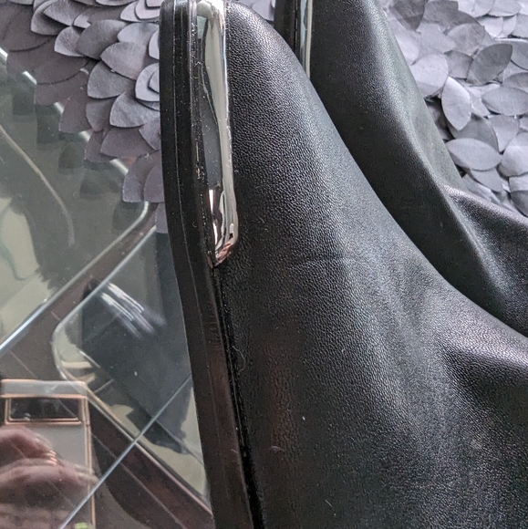 Black and Silver Ankle Boots NWT - Picture 5 of 10